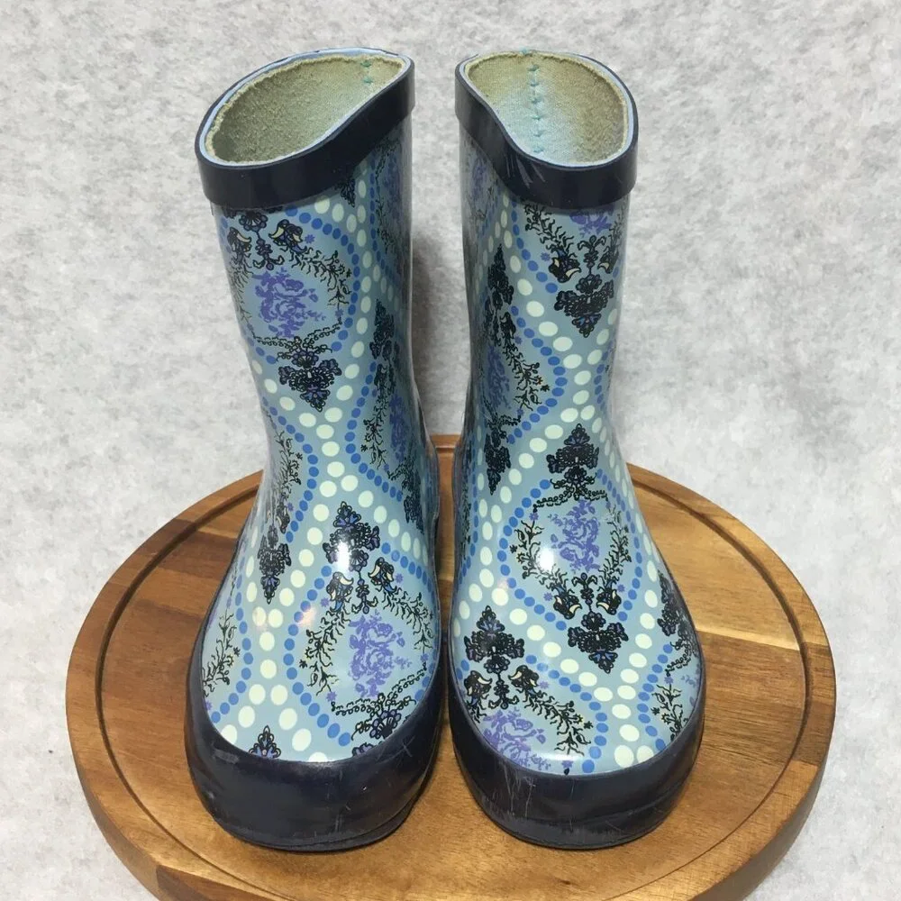 Hartstrings Toddler Rainboots Size 6 Blue